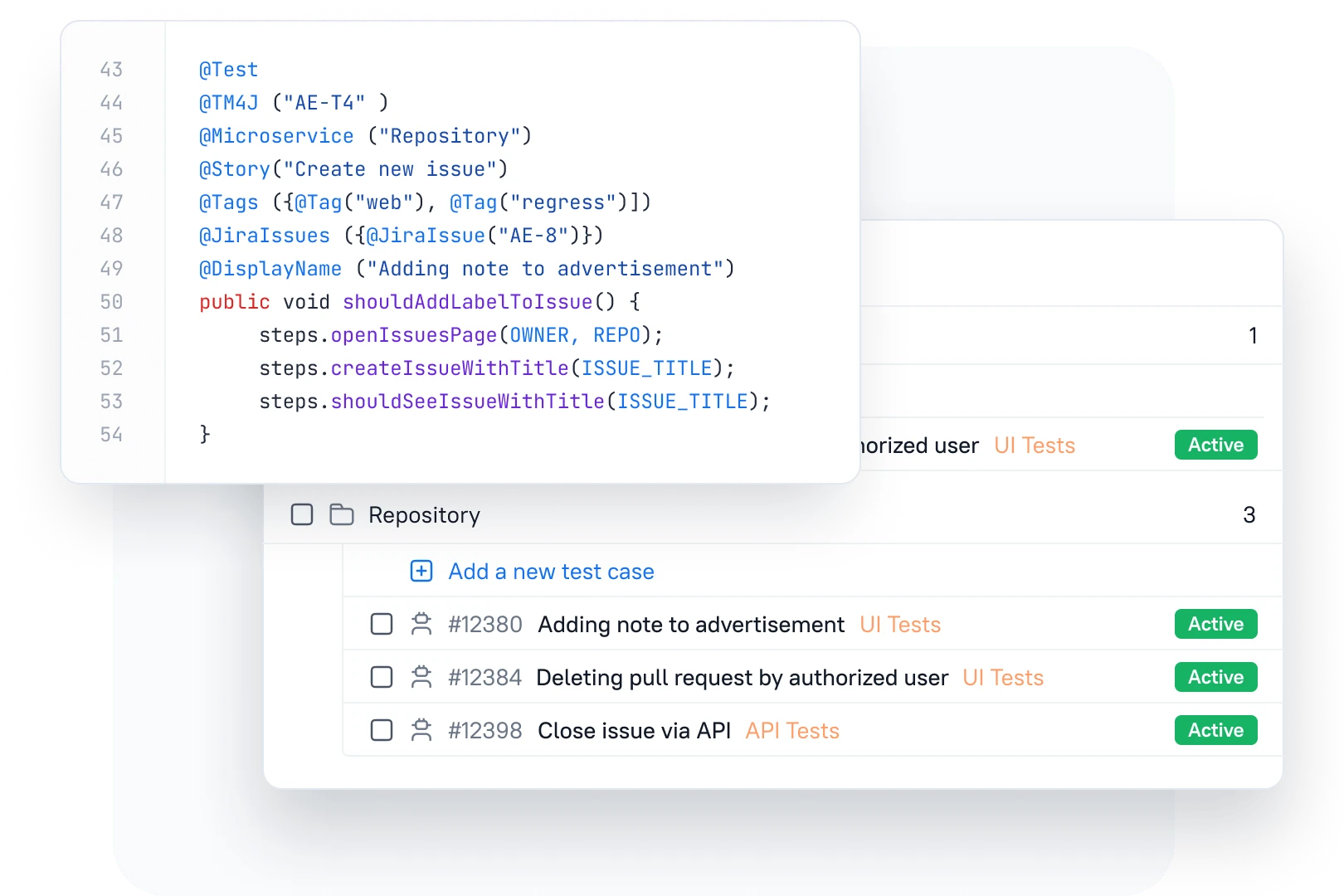 Activate Test Cases generation